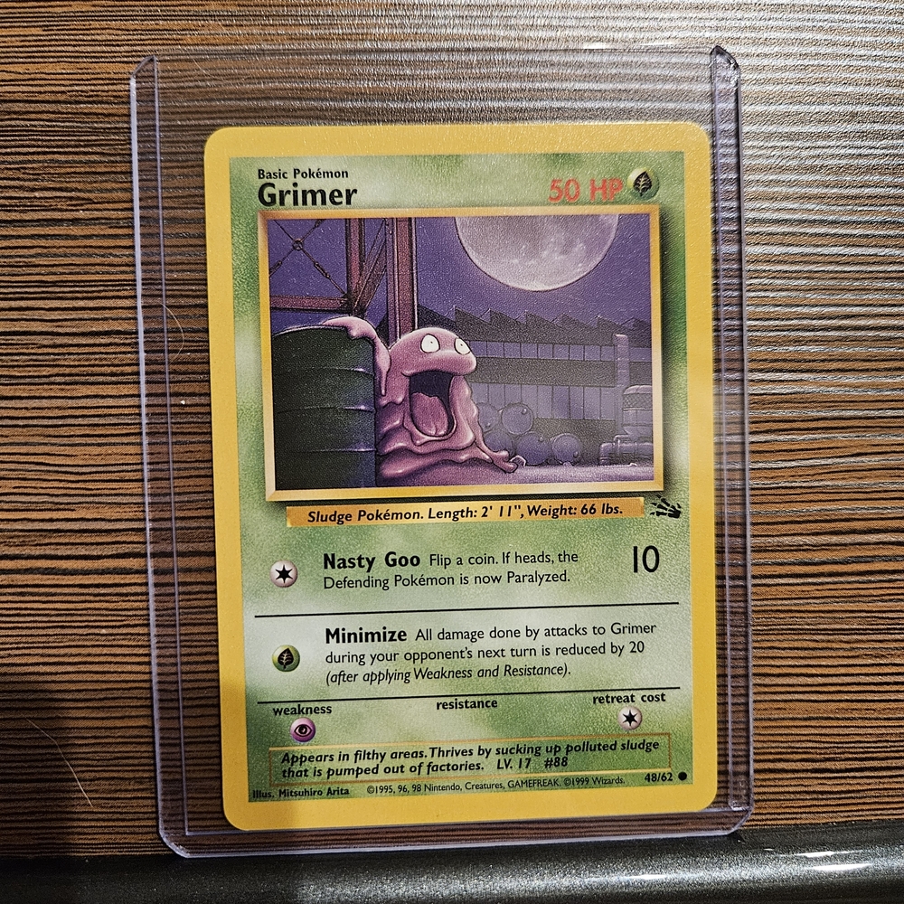 Pokemon Grimer 48/62 Grimer Trading Card